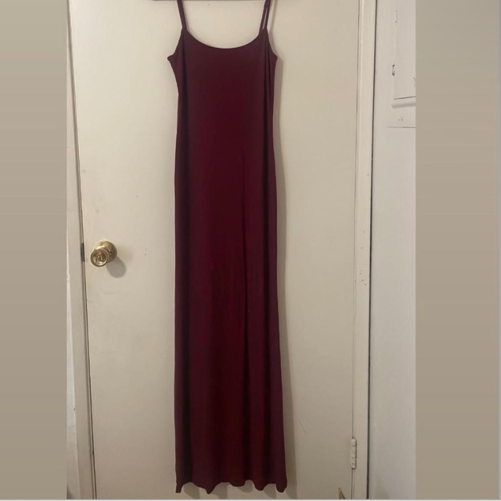 Skims Soft Lounge Dress Color Wine